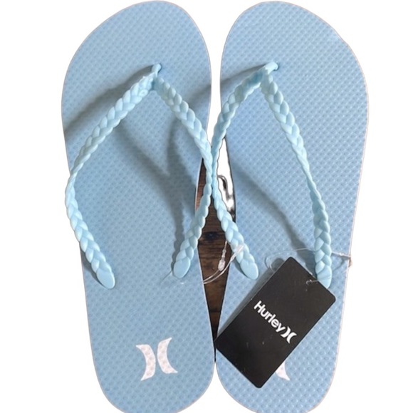 HURLEY➕Twisted Braid Flip Flops NWT - Picture 3 of 7
